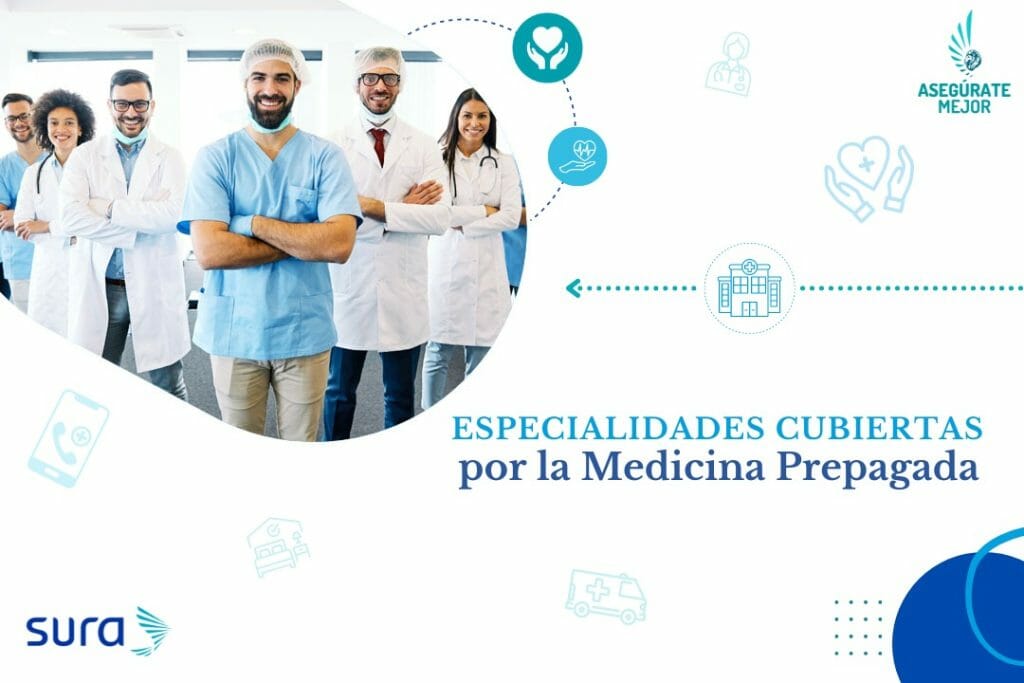 Descubre las especialidades que cubre la Medicina Prepagada de Sura