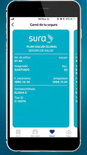 La App que ofrece tu medicina prepagada 5 Mira el Carné de tu seguro